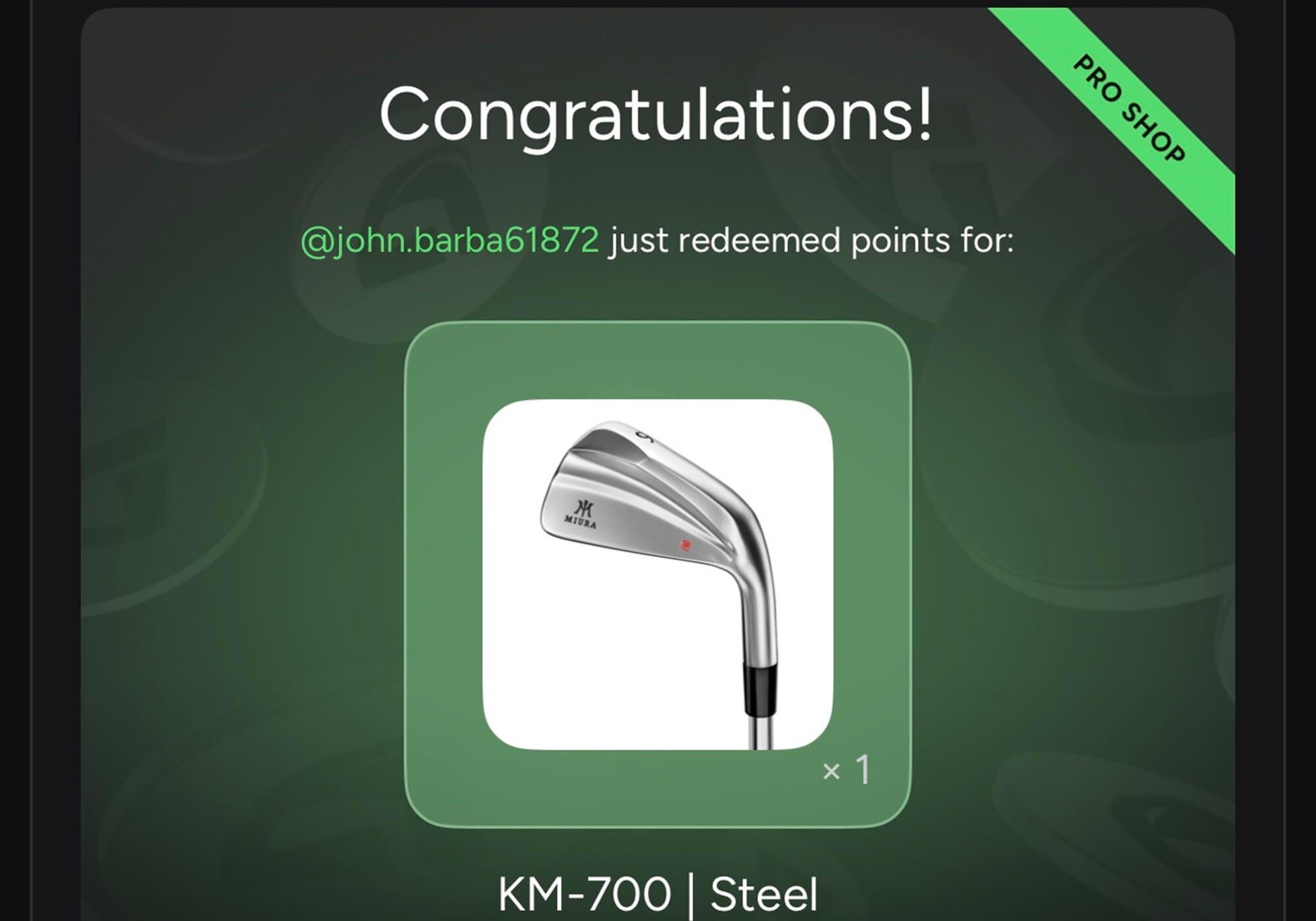 Miura Golf: Clubs