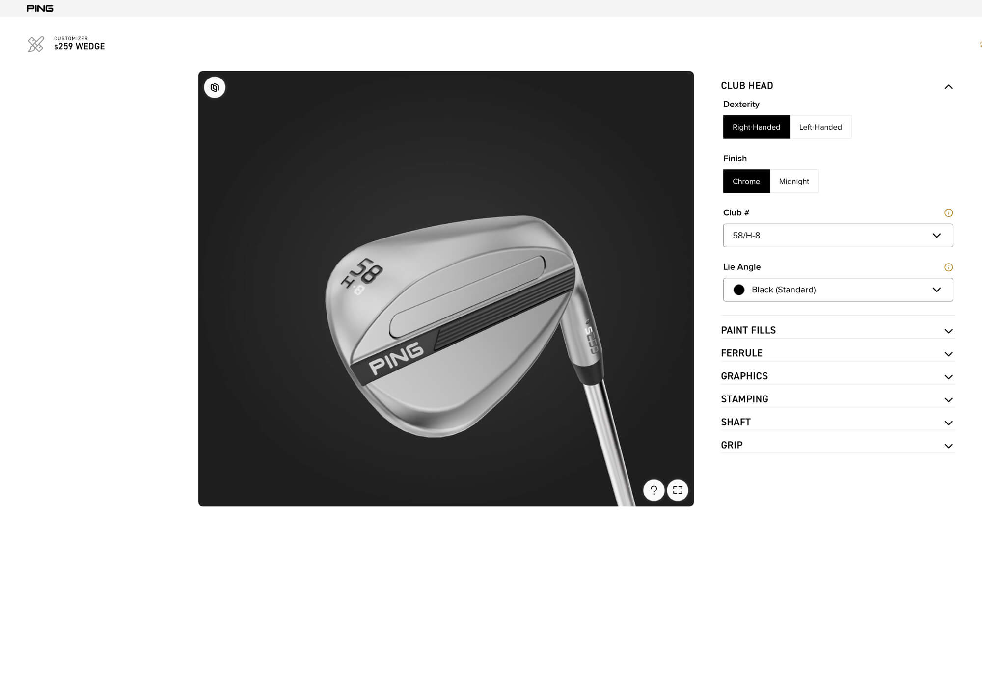 PING — Clubs